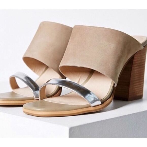 Revolve Seychelles Lyra Sandal in Silver & Grey Size 6.5 - Picture 2 of 11